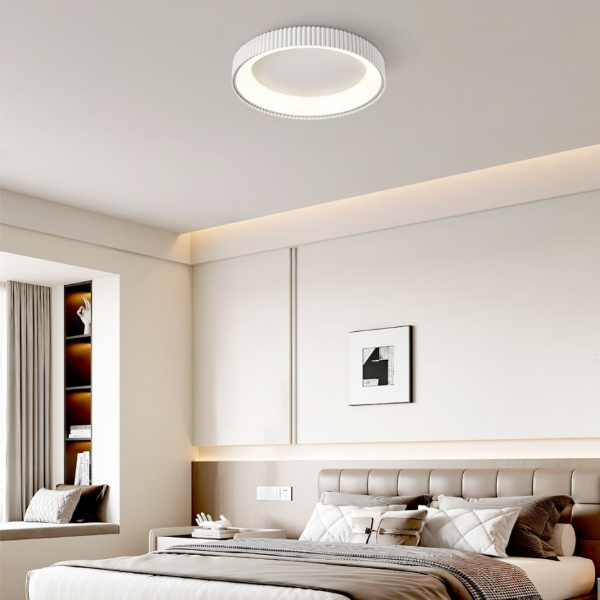 BRILAGI - LED-dimmbare Deckenleuchte FALCON MODERN LED/54W/230V 3000-6000K Ø 60 cm weiß + Fernbedienung