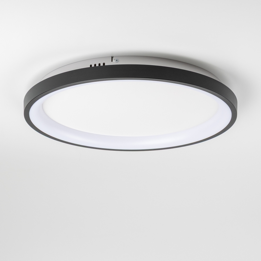 Brilagi - LED dimmbar Deckenleuchte FALCON SLIM LED/42W/230V 3000-6500K Ø 50 cm schwarz + Fernbedienung