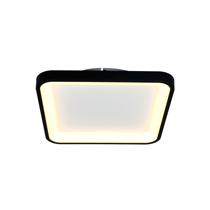 Brilagi - dimmbare LED-Deckenleuchte FALCON SLIM LED/50W/230V 3000-6500K 50x50 cm schwarz + Fernbedienung
