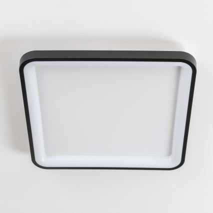 Brilagi - dimmbare LED-Deckenleuchte FALCON SLIM LED/50W/230V 3000-6500K 50x50 cm schwarz + Fernbedienung