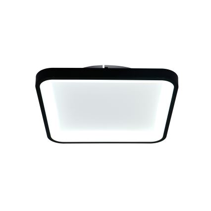 Brilagi - dimmbare LED-Deckenleuchte FALCON SLIM LED/50W/230V 3000-6500K 50x50 cm schwarz + Fernbedienung