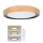 Brilagi - LED dimmbar Deckenleuchte FLOCO LED/48 W/230 V 3000–6500 K Ø 40 cm Holzdekor/Schwarz + Fernbedienung