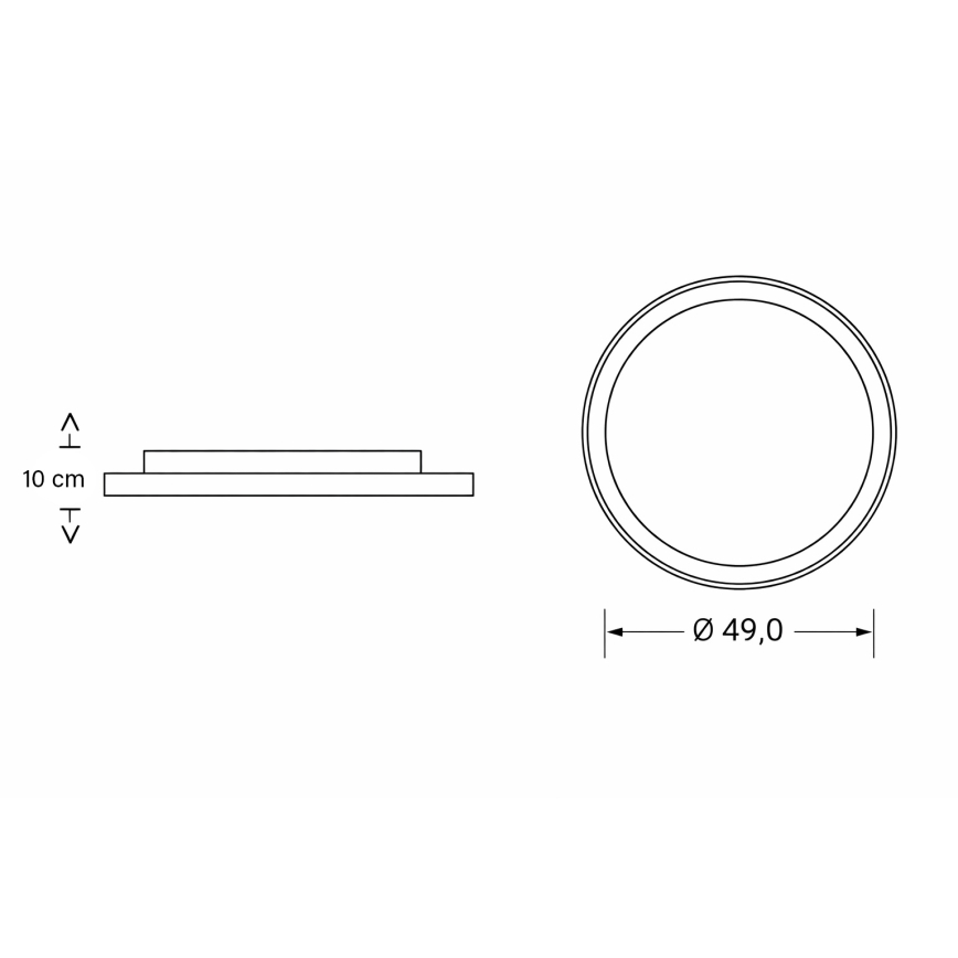 Brilagi - dimmbare LED-Kinderzimmer-Deckenleuchte ASTRO LED/68W/230V 3000–6000K Ø 49 cm + Fernbedienung