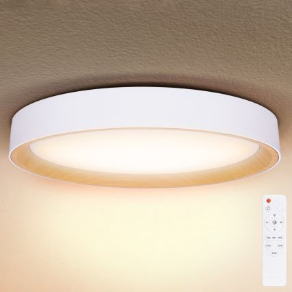 Brilagi - dimmbare LED-Deckenleuchte LARIOS LED/72W/230V 3000-6500K weiß Ø 59 cm + Fernbedienung