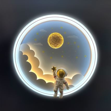 Brilagi - Dimmbare LED-Kinder-Deckenleuchte LED/42W/230V 3000/5700K Astronaut