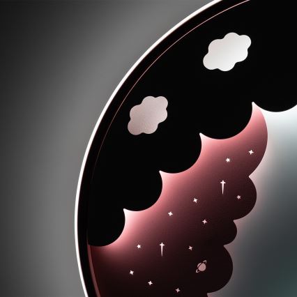 Brilagi - Dimmbare LED-Kinder-Deckenleuchte UNICORN LED/68W/230V 3000-6000K Ø 49 cm + Fernbedienung