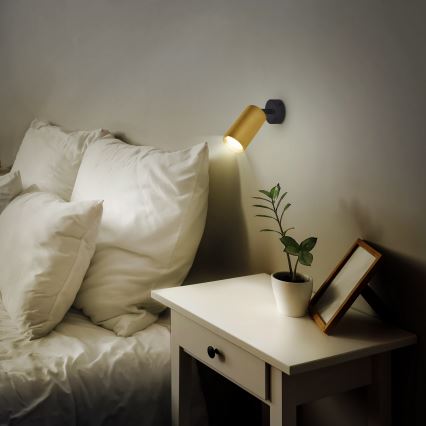 Brilagi - LED-dimmbarer Einbau-Spot SELE GOLDEN 1xGU10/6W/230V 3000K schwarz/gold