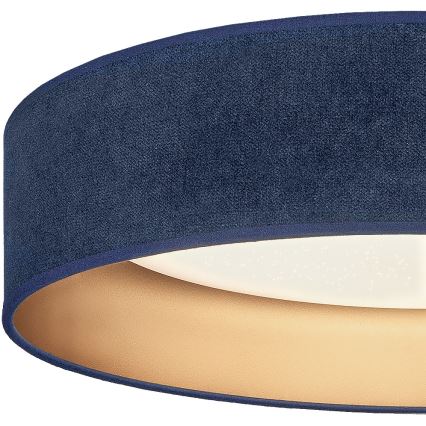 BRILAGI - Dimmbare LED-Deckenleuchte VELVET SMARTIX STARS LED/36W/230V 3000-6000K Ø 55 cm blau/gold Wi-Fi Tuya Beacon + Fernbedienung