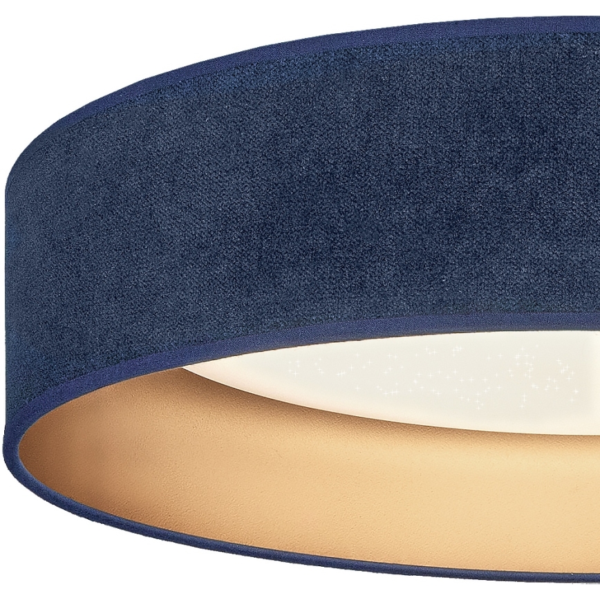 BRILAGI - Dimmbare LED-Deckenleuchte VELVET SMARTIX STARS LED/36W/230V 3000-6000K Ø 55 cm blau/gold Wi-Fi Tuya Beacon + Fernbedienung