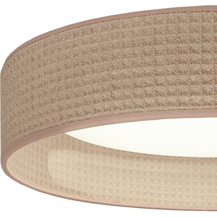 Brilagi - LED dimmbare Deckenleuchte VELVET SMARTIX LED/36W/230V 3000-6000K Ø 55 cm beige Wi-Fi Tuya Beacon + Fernbedienung