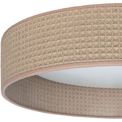 Brilagi - LED dimmbare Deckenleuchte VELVET SMARTIX LED/36W/230V 3000-6000K Ø 55 cm beige Wi-Fi Tuya Beacon + Fernbedienung