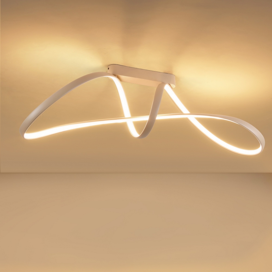 Brilagi - dimmbare LED-Aufbauleuchte TWISTER LED/60W/230V 3000-6000K beige + Fernbedienung