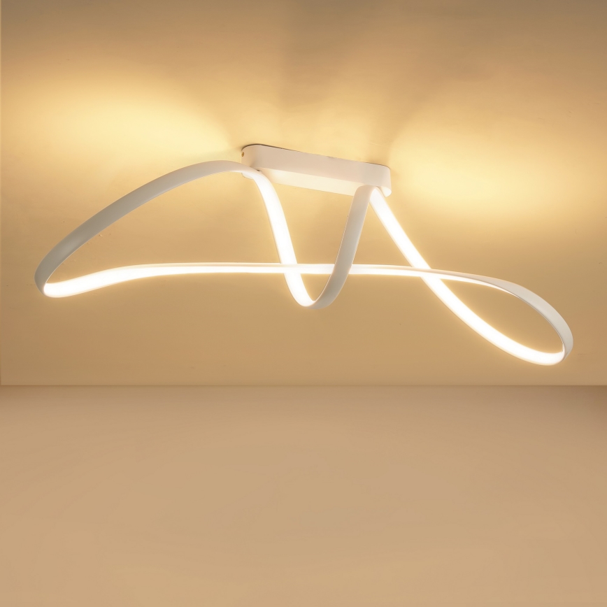 Brilagi - LED dimmbare Aufputz-Deckenleuchte TWISTER LED/60W/230V 3000-6000K weiß + Fernbedienung