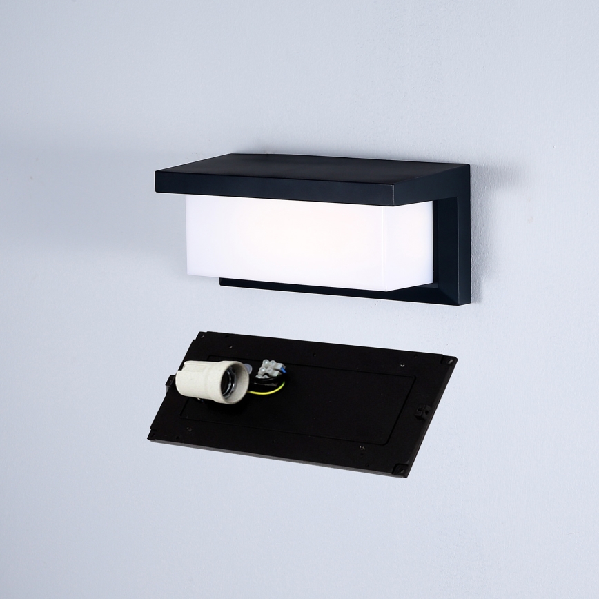 Brilagi - Dimmbare LED-Außenwandleuchte BRICKY 1xE27/6W/230V 2700-6500K IP54 schwarz