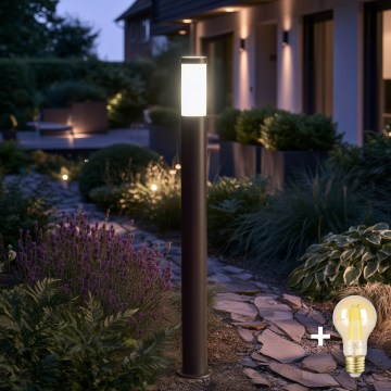 BRILAGI - LED dimmbare Außenleuchte ELIA 1xE27/6W/230V 2700-6500K IP44 Wi-Fi 100 cm anthrazit