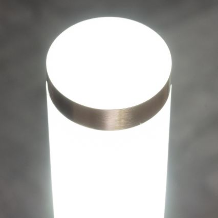 BRILAGI - LED-dimmbare Außenleuchte mit Steckdose ELIA 1xE27/6W/230V 2700-6500K IP44 Wi-Fi 50 cm mattchrom
