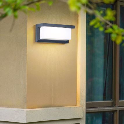Brilagi - Dimmbare LED-Außenwandleuchte BRICKY 1xE27/6W/230V 2700-6500K IP54 anthrazit