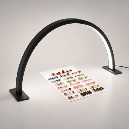 BRILAGI - LED dimmbare bogenförmige Modellbau-Tischlampe RADIO LED/30W/24/230V 3000/4000/6500K schwarz