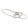 Brilagi - LED dimmbare Deckenleuchte APOLLO LED/58W/230V 3000-6500K 43,2x101,2 cm mattchrom + Fernbedienung