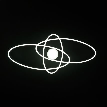 BRILAGI - LED dimmbare Deckenleuchte APOLLO LED/58W/230V 3000-6500K 43,2x101,2 cm mattchrom + Fernbedienung