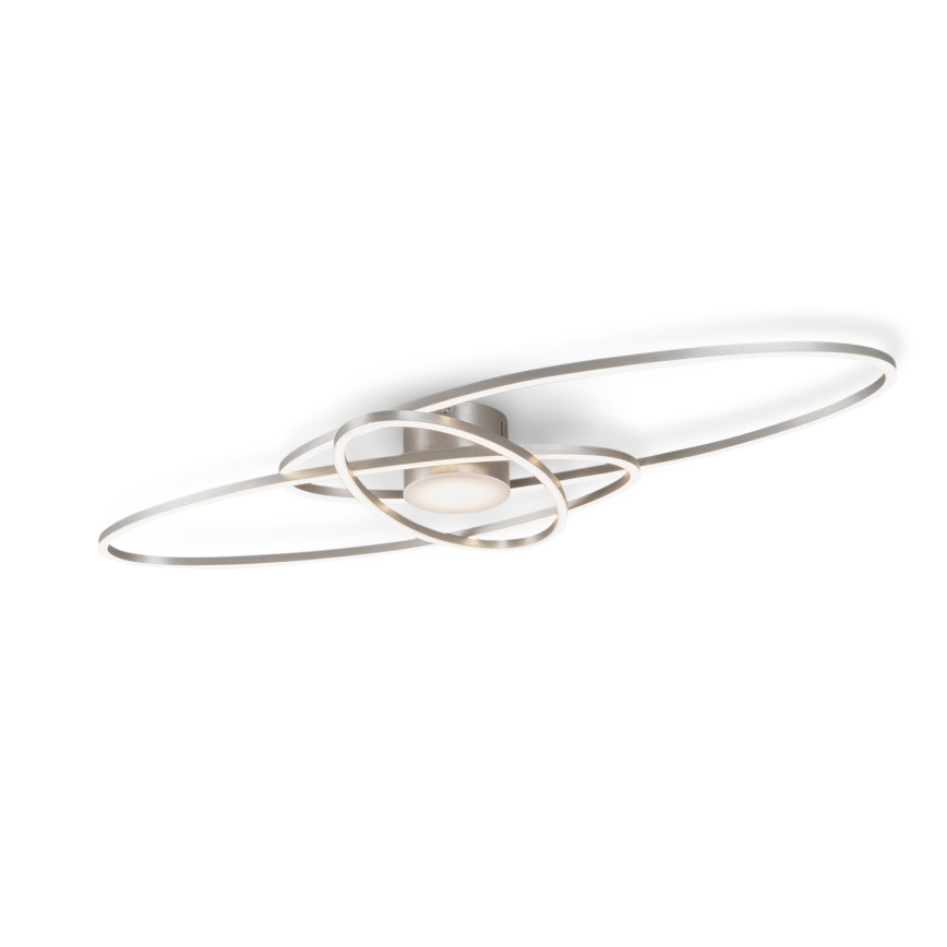 BRILAGI - LED dimmbare Deckenleuchte APOLLO LED/58W/230V 3000-6500K 43,2x101,2 cm mattchrom + Fernbedienung