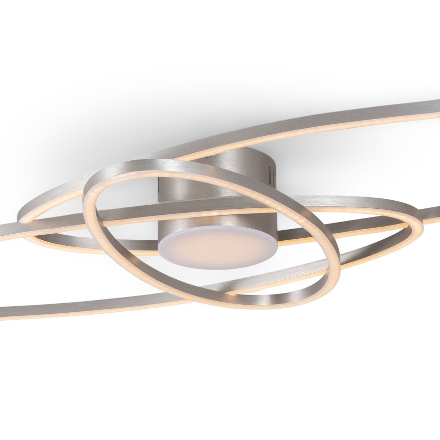 BRILAGI - LED dimmbare Deckenleuchte APOLLO LED/58W/230V 3000-6500K 43,2x101,2 cm mattchrom + Fernbedienung