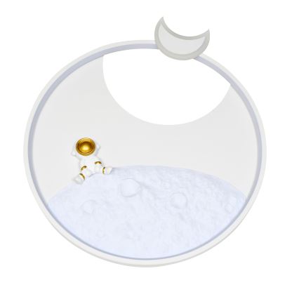 Brilagi - Dimmbares LED-Kinder-Deckenlicht ASTRO LED/20W/230V Ø 50 cm 3000-6000K Astronaut + Fernbedienung