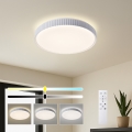 Brilagi - LED dimmbare Deckenleuchte CORVO LED/72W/230V 3000-6000K weiß Ø 50 cm + Fernbedienung