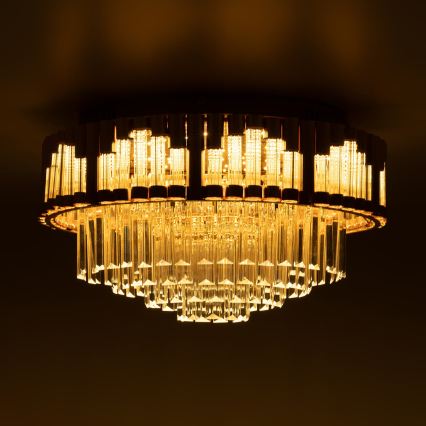 BRILAGI - Dimmbare LED-Deckenleuchte CROWN LED/41W/230V 3000-6000K Ø 48 cm gold + Fernbedienung