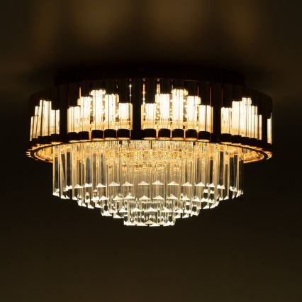 BRILAGI - Dimmbare LED-Deckenleuchte CROWN LED/41W/230V 3000-6000K Ø 48 cm gold + Fernbedienung