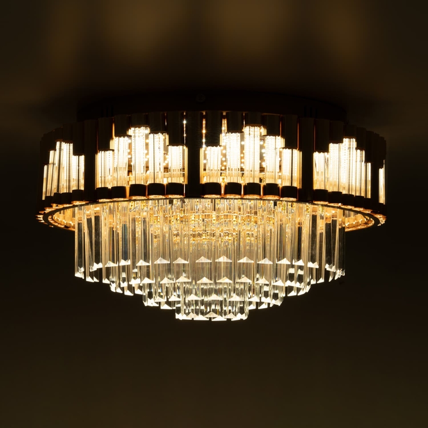 BRILAGI - Dimmbare LED-Deckenleuchte CROWN LED/41W/230V 3000-6000K Ø 48 cm gold + Fernbedienung