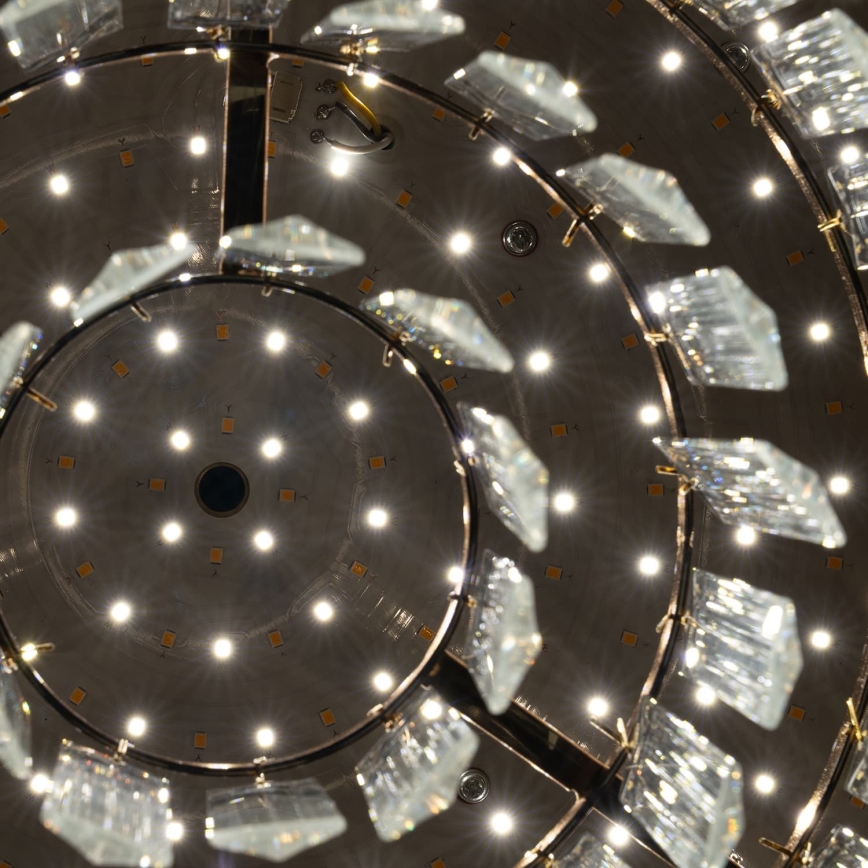 BRILAGI - Dimmbare LED-Deckenleuchte CROWN LED/41W/230V 3000-6000K Ø 48 cm gold + Fernbedienung