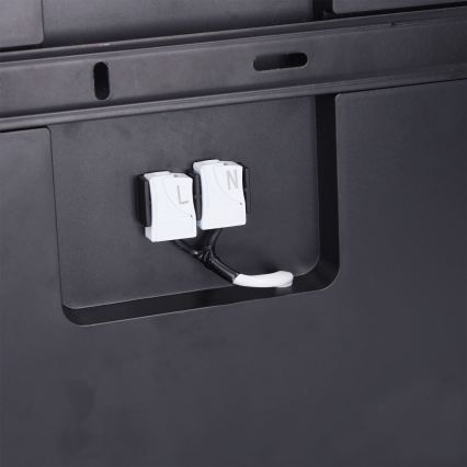 Brilagi - LED-dimmbare Deckenleuchte ESTELA SQUARE LED/36W/230V 3000-6500K 31x31 cm schwarz + Fernbedienung