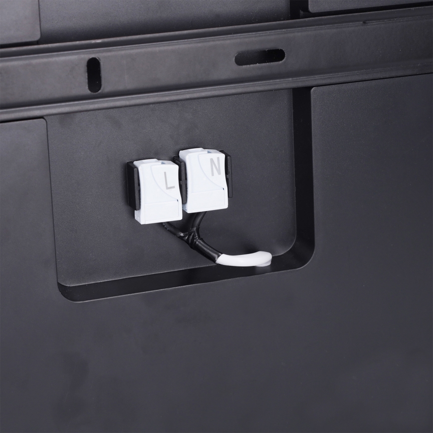 Brilagi - LED-dimmbare Deckenleuchte ESTELA SQUARE LED/36W/230V 3000-6500K 31x31 cm schwarz + Fernbedienung