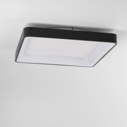 Brilagi - LED-dimmbare Deckenleuchte FALCON II LED/125W/230V 3000-6500K 60x60 cm schwarz + Fernbedienung
