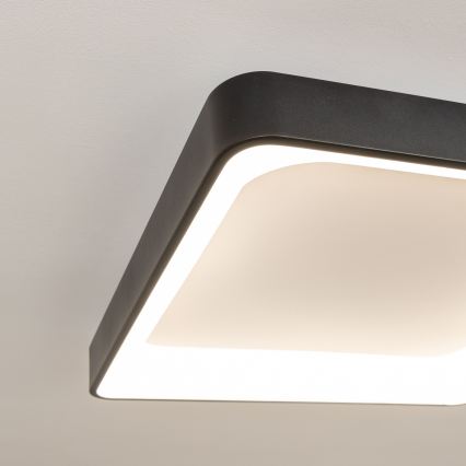 Brilagi - LED-dimmbare Deckenleuchte FALCON II LED/125W/230V 3000-6500K 60x60 cm schwarz + Fernbedienung