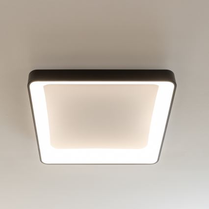Brilagi - LED-dimmbare Deckenleuchte FALCON II LED/125W/230V 3000-6500K 60x60 cm schwarz + Fernbedienung