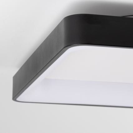 Brilagi - LED-dimmbare Deckenleuchte FALCON II LED/125W/230V 3000-6500K 60x60 cm schwarz + Fernbedienung