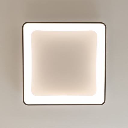 Brilagi - LED-dimmbare Deckenleuchte FALCON II LED/125W/230V 3000-6500K 60x60 cm schwarz + Fernbedienung