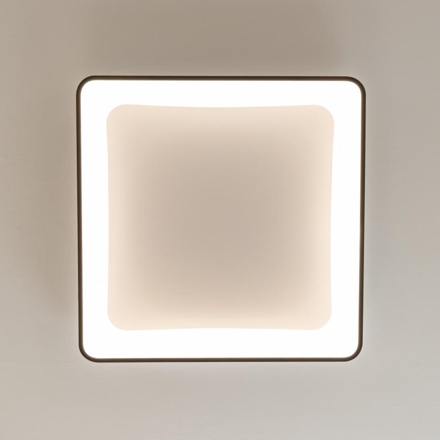 Brilagi - LED-dimmbare Deckenleuchte FALCON II LED/125W/230V 3000-6500K 60x60 cm schwarz + Fernbedienung