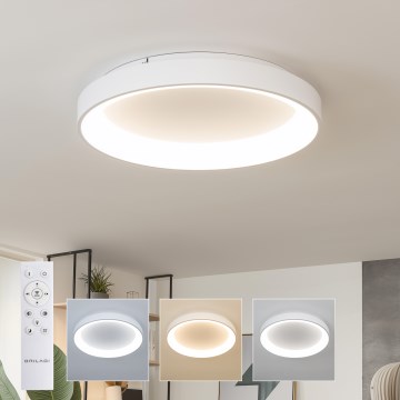 Brilagi - LED-dimmbare Deckenleuchte FALCON II LED/99W/230V 3000-6500K Ø 60 cm weiß + Fernbedienung