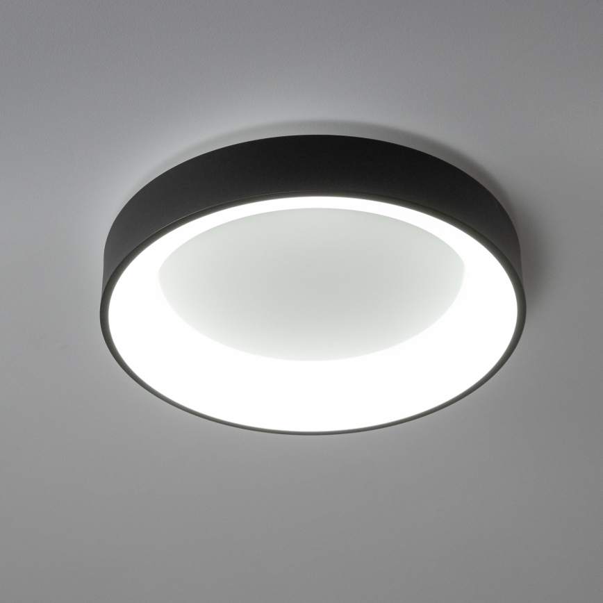Brilagi - LED dimmbare Deckenleuchte FALCON LED/80W/230V 3000-6500K schwarz + Fernbedienung