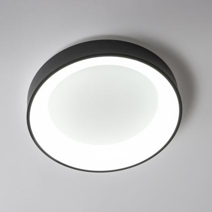 Brilagi - LED dimmbare Deckenleuchte FALCON LED/80W/230V 3000-6500K schwarz + Fernbedienung