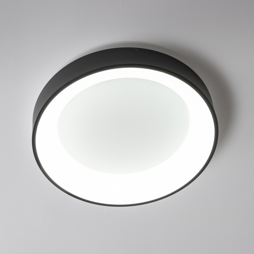 Brilagi - LED dimmbare Deckenleuchte FALCON LED/80W/230V 3000-6500K schwarz + Fernbedienung
