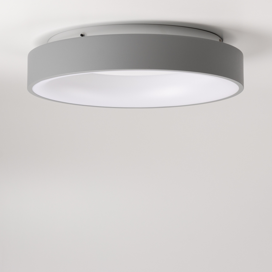 Brilagi - dimmbare LED-Deckenleuchte FALCON LED/80W/230V 3000-6500K Ø 60 cm grau + Fernbedienung