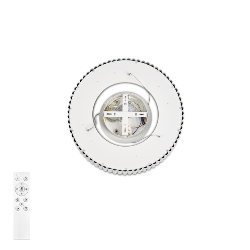 BRILAGI - LED-dimmbare Hängeleuchte mit Kabelaufhängung FALCON MODERN LED/30W/230V 3000–6000K Ø 40 cm weiß + Fernbedienung