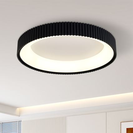 Brilagi - LED dimmbare Deckenleuchte FALCON MODERN LED/54W/230V 3000-6500K pr. 60 cm schwarz + Fernbedienung