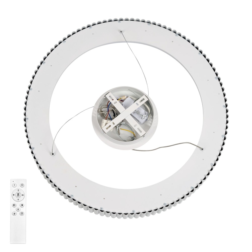 BRILAGI - dimmbare LED-Pendelleuchte an Kabel FALCON MODERN LED/54W/230V 3000-6000K Ø 60 cm weiß + Fernbedienung