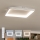 Brilagi - LED dimmbare Deckenleuchte FALCON SLIM LED/50W/230V 3000-6500K 50x50 cm Weiß + Fernbedienung