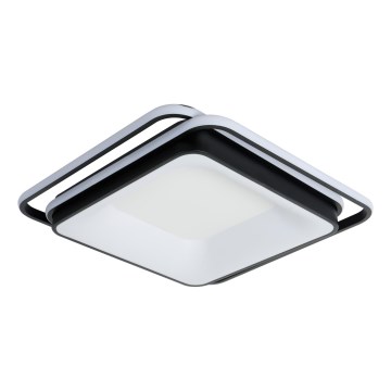 Brilagi - LED-dimmbare Deckenleuchte FLARE LED/102W/230V 3000-6000K 50x50 cm schwarz + Fernbedienung